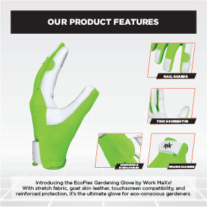 WORKMAXX Ladies Leather Gardening Gloves Thorn Proof Rigger Garden work gloves, Safety Working Gloves, Premium Quality
