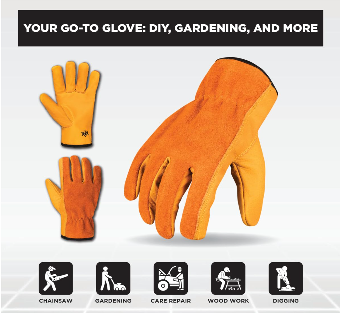 Work Maxx-124 Gardening & DIY Gloves for Men and Women