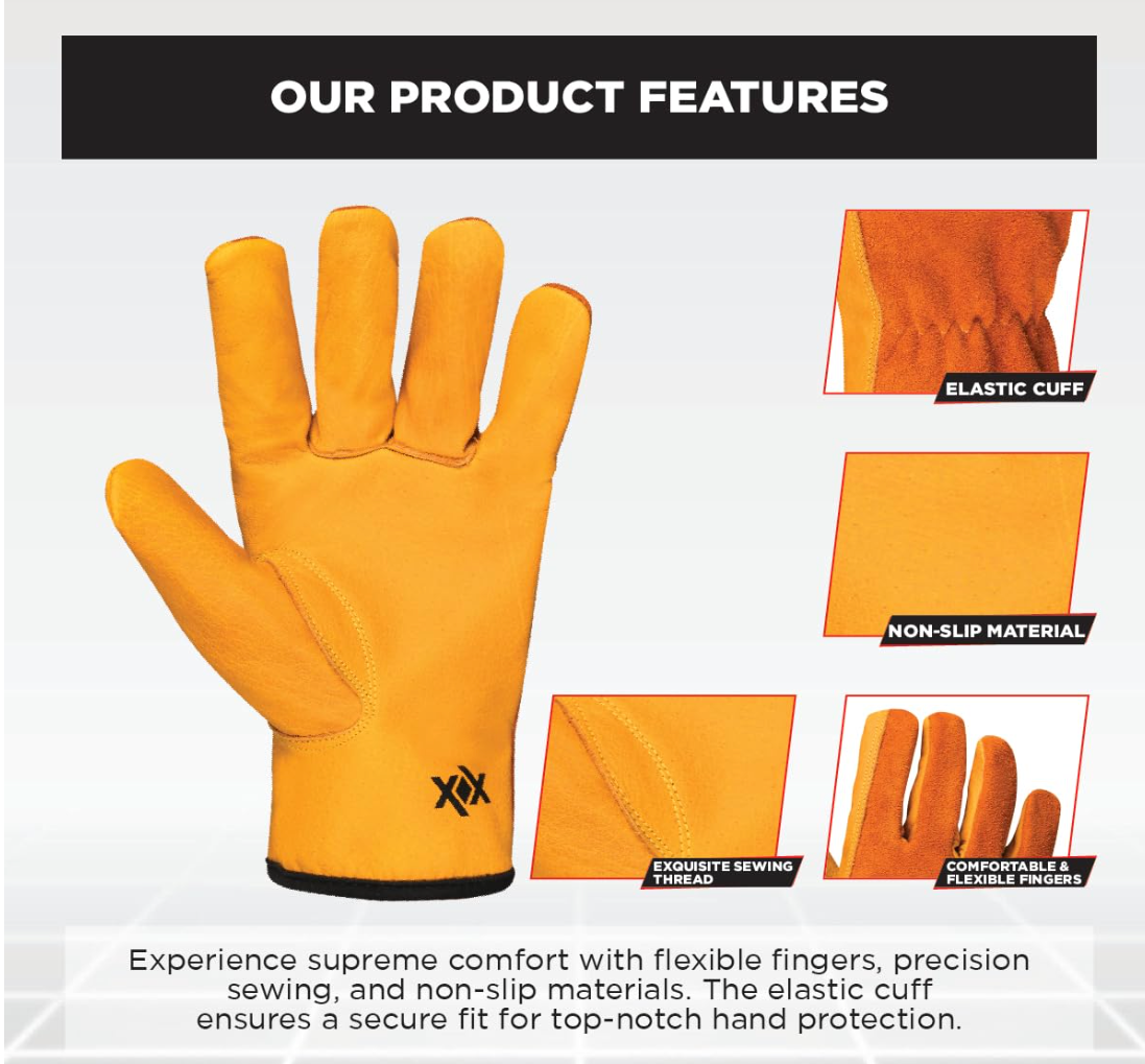 Work Maxx-124 Gardening & DIY Gloves for Men and Women
