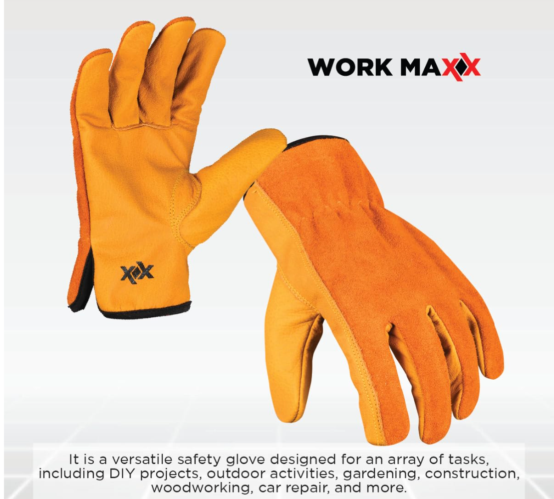 Work Maxx-124 Gardening & DIY Gloves for Men and Women