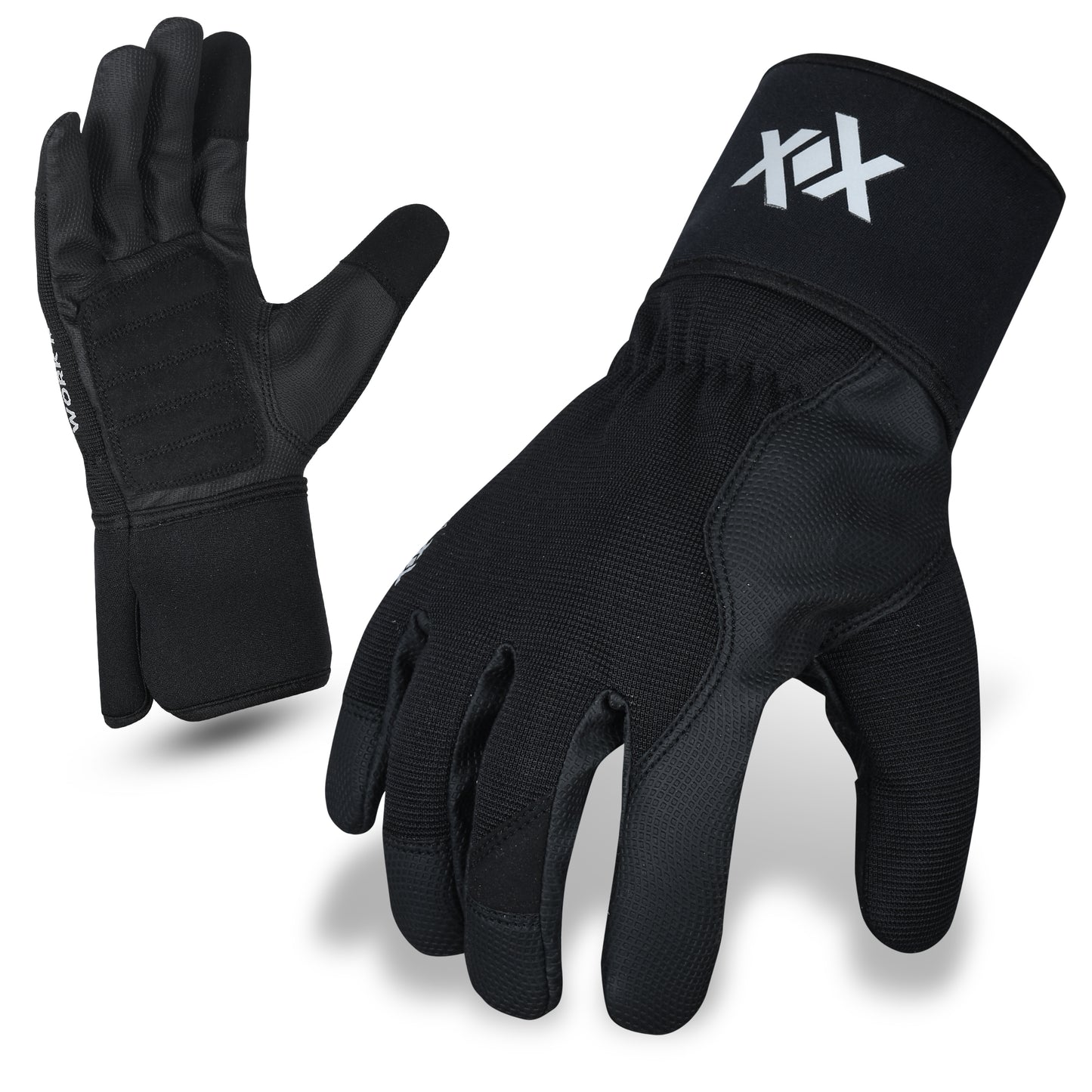 Workmaxx Heavy Duty sythentic Gardening Work Gloves, Thorn Proof, Touch Screen, Utility Safety Working Gloves Breathable, Tear Resistant, High Dexterity Mechanic Gloves Unisex,Vegan gloves